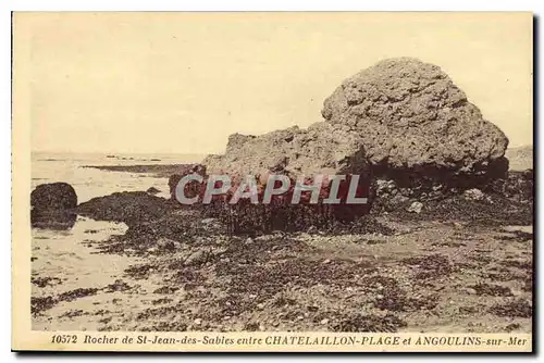 Ansichtskarte AK Rocher de St Jean des Sables entre Chatelaillon Plage et Angoulins sur Mer