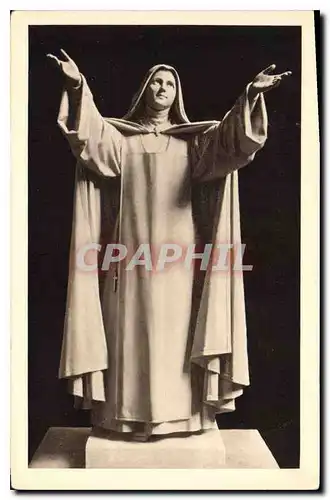 Ansichtskarte AK La Basilique de Lisieux La Crypte Statue de Sainte Therese