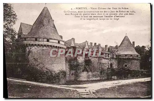 Ansichtskarte AK Pontivy Vieux Chateau des Ducs de Rohan