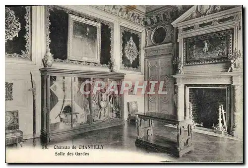 Ansichtskarte AK Chateau de Chantilly Salles des Gardes