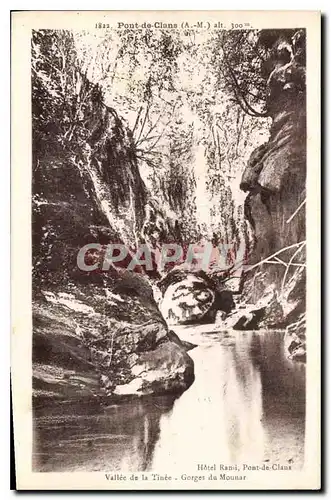 Cartes postales Hotel Rand Pont de Claus Vallee de la Tinee Gorges du Mounar