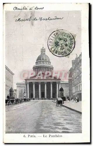 Cartes postales Paris Le Pantheon