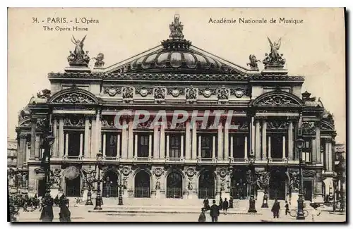 Ansichtskarte AK Paris L'Opera Academie Nationale de Musique