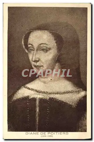 Cartes postales Diane de Poitiers 1499 1566