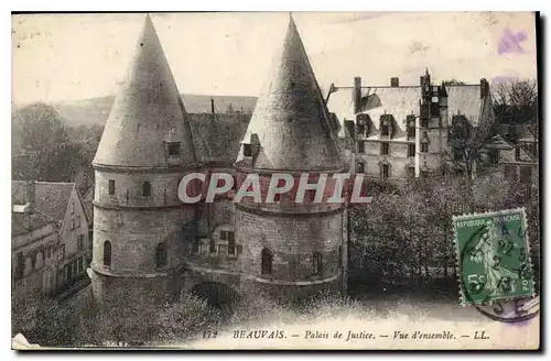 Ansichtskarte AK Beauvais Palais de Justice Vue d'ensemble