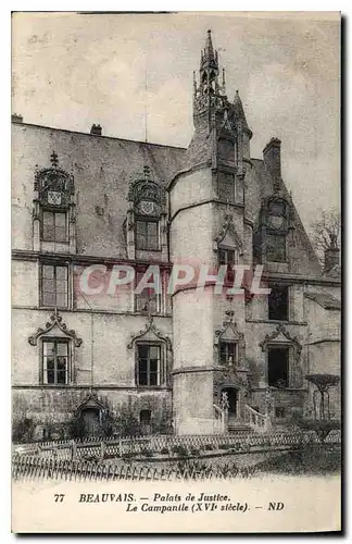 Ansichtskarte AK Beauvais Palais de Justice La Campanile