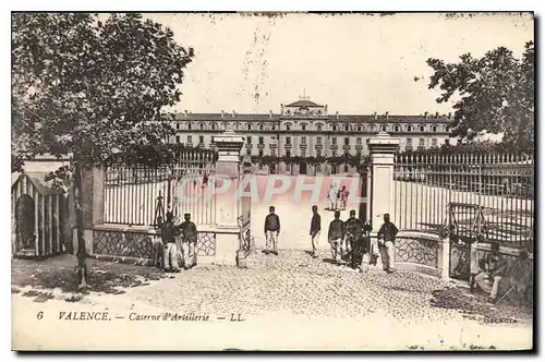 Cartes postales Valence Casene d'Artillerie Militaria