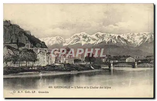 Cartes postales Grenoble L'Isere et la Chaine des Alpes