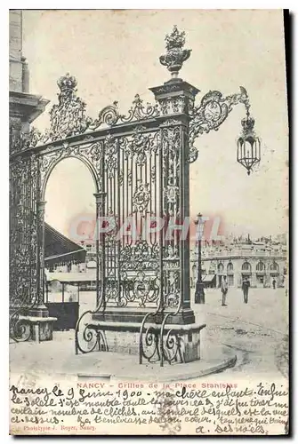 Cartes postales Nancy Crilles de la Place Stanislas Carte 1900