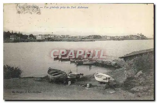 Cartes postales Antibes Vue generale prise du Pont Aubernon