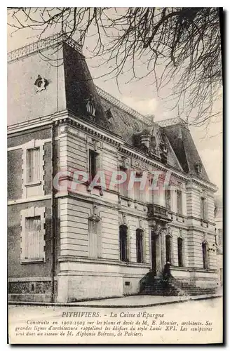 Cartes postales Pithiviers La Caisse d'Epargne