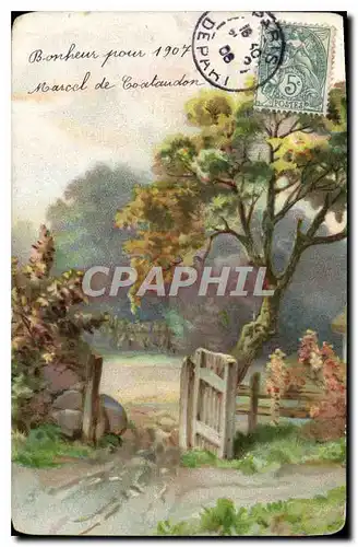 Cartes postales Bonheur pour 1907