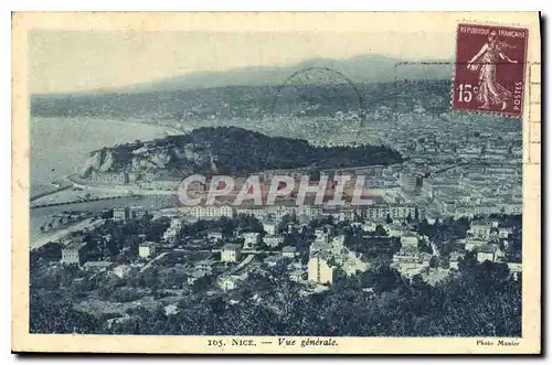 Cartes postales Nice Vue generale