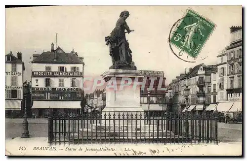 Cartes postales Beauvais Statue de Jeanne Hachette