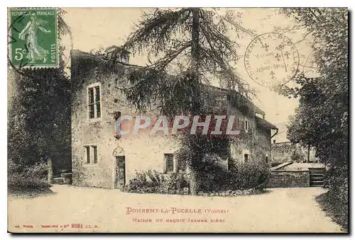 Cartes postales Domremy la Pucelle Vosges Maison du Naquit Jeanne d'Arc