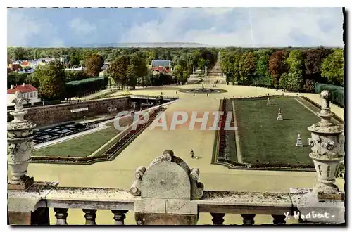 Cartes postales Saint Germain en Laye Seine et Oise Le Parterre dessine par Le Notre vu de la Terrasse du Chatea