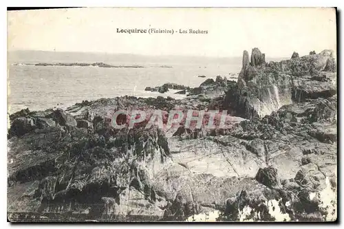 Cartes postales Locquirec Finistere Les Rochers