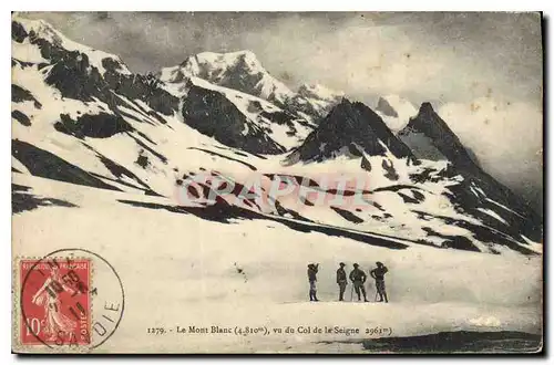 Cartes postales Le Mont Blanc vu du Col de la Seigne