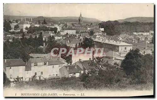 Cartes postales Bourbonne les Bains Panorama