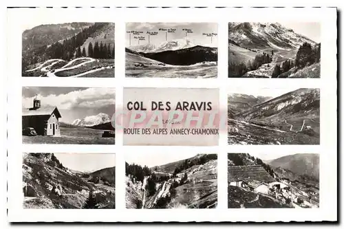 Cartes postales Col des Aravis Route des Alpes Annecy Chamonix