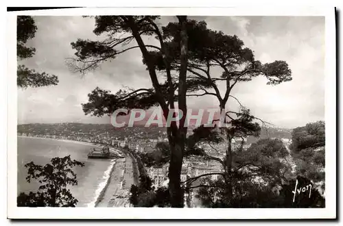 Ansichtskarte AK Nice Alpes Mmes Vue generale prise des Jardins du Chateau