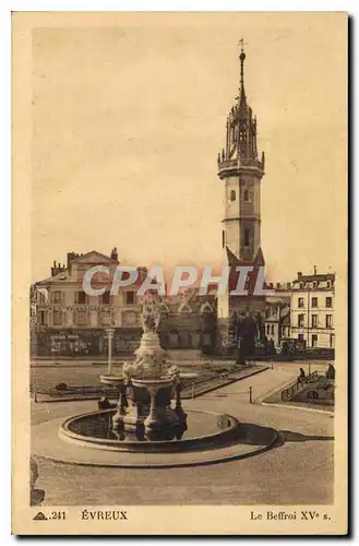 Cartes postales Evreux Le Beffroi