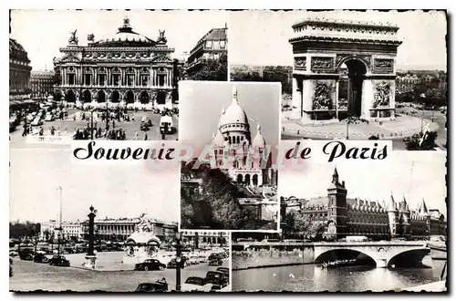 Cartes postales Souvenir de Paris