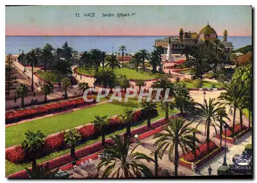 Cartes postales Nice Jardin Albert