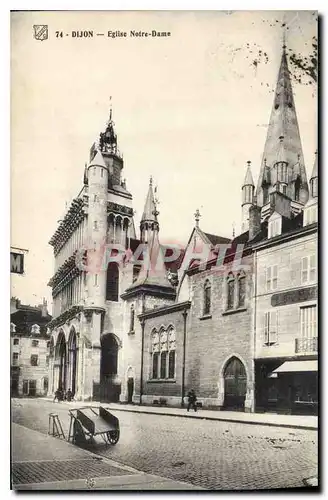 Cartes postales Dijon Eglise Notre Dame