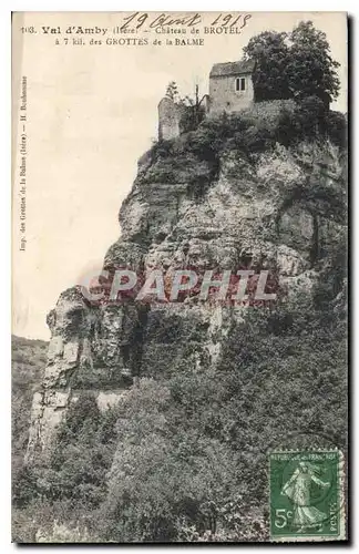 Cartes postales Val d'Amby Chateau de Brotel Grottes de la Balme