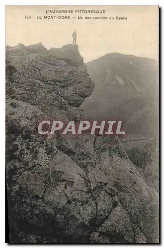 Ansichtskarte AK L'Auvergne Pittoresque Le Mont Dore Un des rochers du Sancy