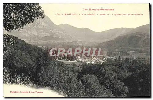 Ansichtskarte AK Les Hautes Pyrenees Argeles Vue generale prise de la route des Eaux Bonnes