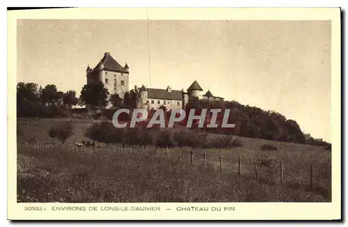 Cartes postales Environs de Lons le Saunier Chateau du Pin