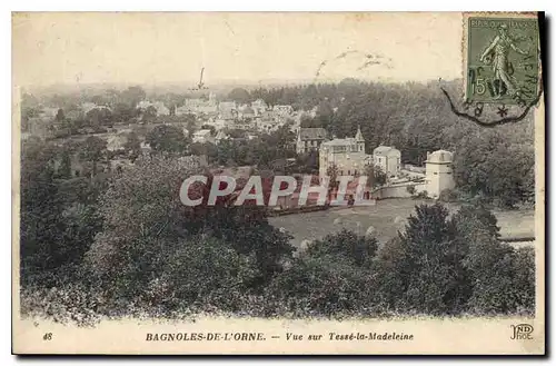 Ansichtskarte AK Bagnoles de L'Orne Vue sur Tesse la Madeleine