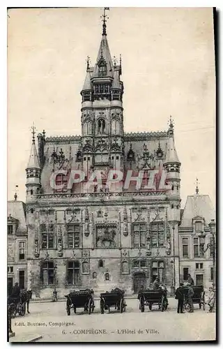 Cartes postales Compiegne L'Hotel de Ville