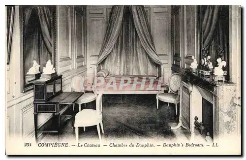 Cartes postales Compiegne Le Chateau Chambre du Dauphin