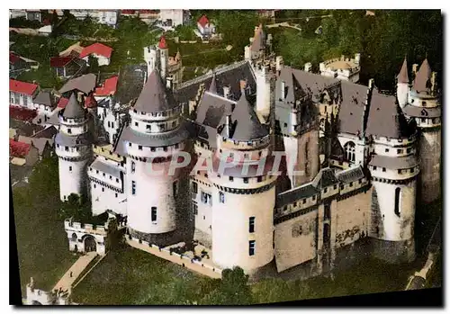 Ansichtskarte AK Pierrefonds le Chateau vue aerienne