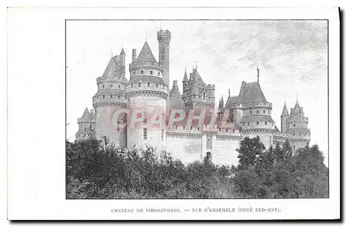 Ansichtskarte AK Chateau de Pierrefonds vue d'ensemble cote Sud Est