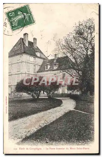 Ansichtskarte AK Foret de Compiegne le Poste Forestier du Mont Saint Pierre