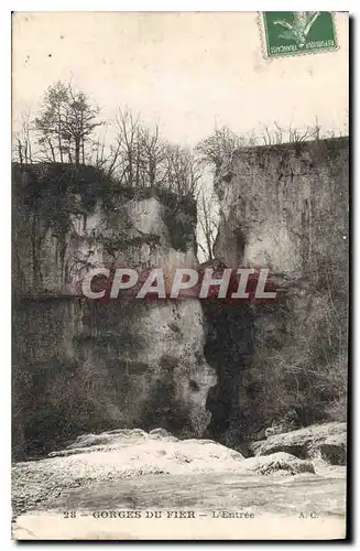 Cartes postales Gorges du Fier l'Entree