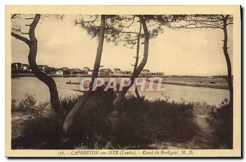 Cartes postales Capbreton sur Mer Landes Canal du Boudigau