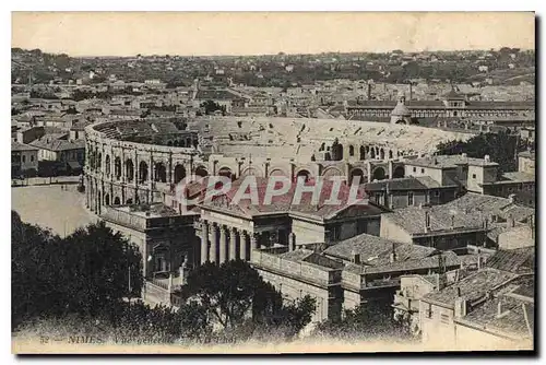 Cartes postales Nimes vue generale