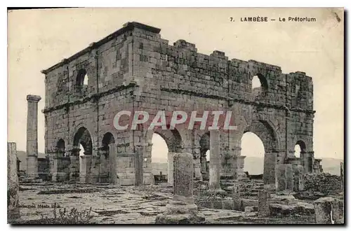 Cartes postales Lambese le Pretorium