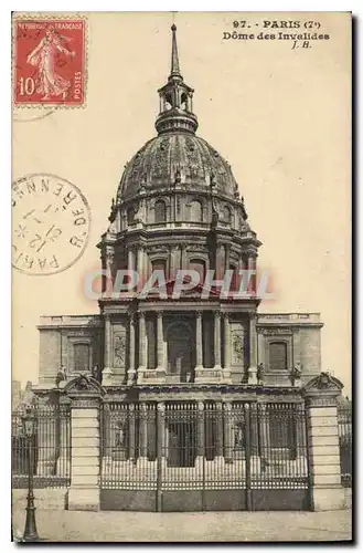 Cartes postales Paris Dome des Invalides