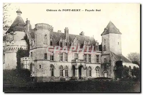 Cartes postales Chateau de Pont Remy Facade Nord