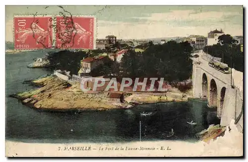 Cartes postales Marseille le Pont de la Fausse Monnaie