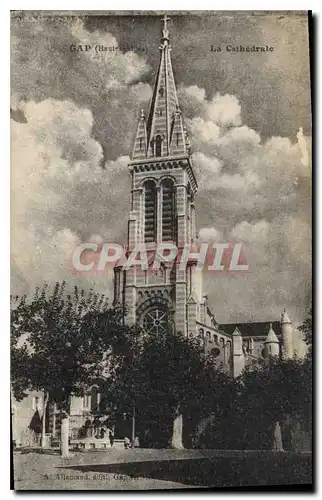 Cartes postales Gap Haute Alpes la Cathedrale