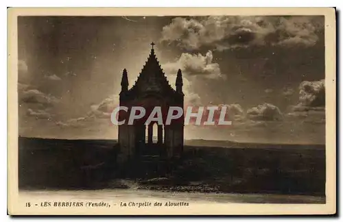 Cartes postales Les Berbiers Vendee la Chapelle des Alouettes