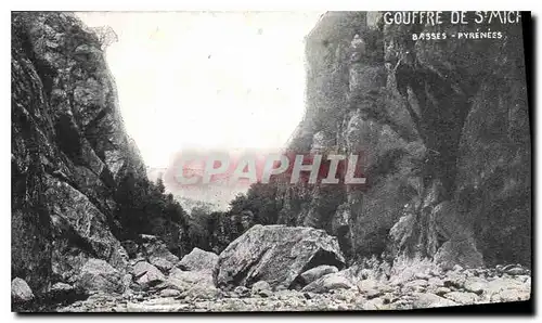 Cartes postales Gouffre de St Michel Basses Pyrenees