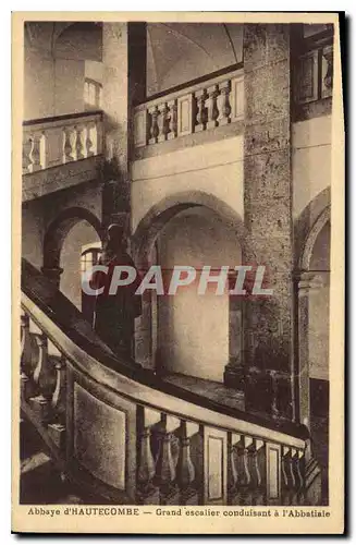 Cartes postales Abbaye d'Hautecombe grand escalier conduisant a l'Abbatiale